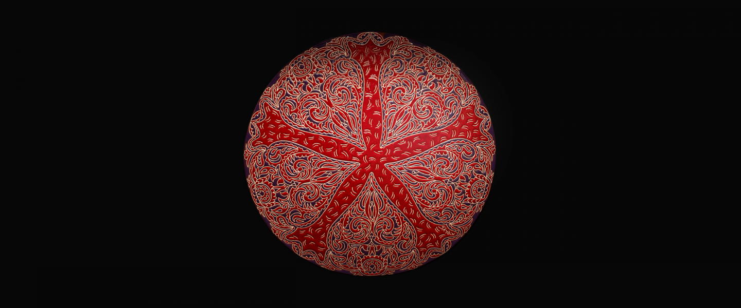 From 4 to 26 October a solo exhibition of Ukrainian ceramic artist Rustem Skybin, Qalqan. Symbols of Crimean Tatars, is on view in the Cupola Hall of the main building of the Latvian National Museum of Art