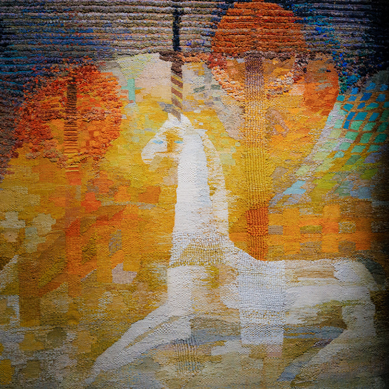 Atklāta izstāde “Patvērums vienradzim”, veltīta latviešu tekstilmākslinieka Georga Barkāna simtgadei