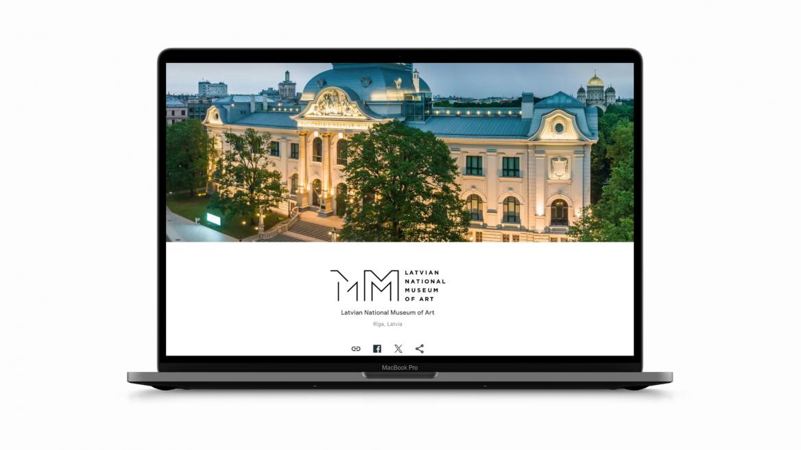 Ekrān&scaron;āviņ&scaron; no Latvijas Nacionālā mākslas muzeja profila &ldquo;Google Arts &amp; Culture&rdquo; dažādās ierīcēs. 2024. Publicitātes foto