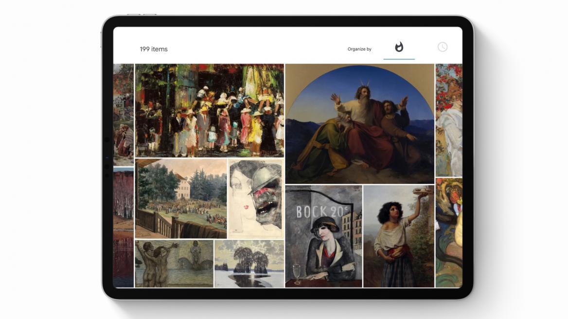 Ekrān&scaron;āviņ&scaron; no Latvijas Nacionālā mākslas muzeja profila &ldquo;Google Arts &amp; Culture&rdquo; dažādās ierīcēs. 2024. Publicitātes foto