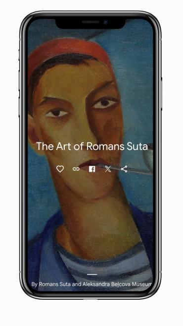 Screenshot from the&nbsp;Google Arts &amp; Culture&nbsp;profile of the Romans Suta and Aleksandra Beļcova Museum. 2024. Publicity photo